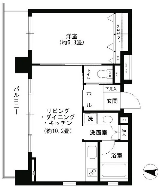 Clio Bunkyo Koishikawa - Floor Plan - ["Floor plan", "Plan", "Diagram"]