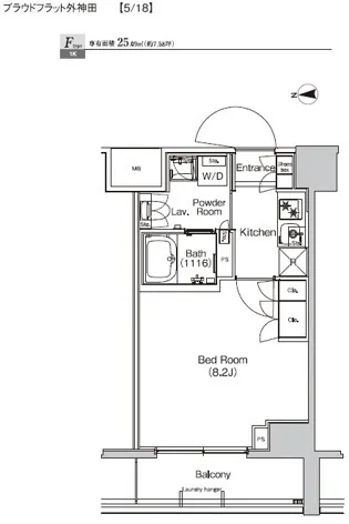 PROUD FLAT Sotokanda - Floor Plan - ["Diagram", "Plan"]