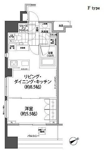 Park Habio Nishi Shinjuku - Floor Plan - ["Schematic", "Font", "Parallel"]
