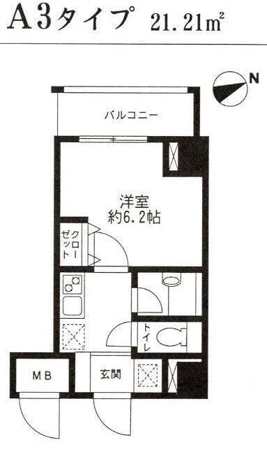 Residia Higashi Shinagawa - Floor Plan - []
