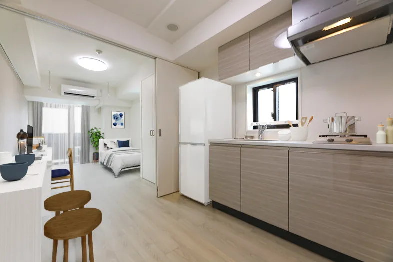 Geoent Okachimachi - Interior - ["Furniture", "Cabinetry", "Building"]