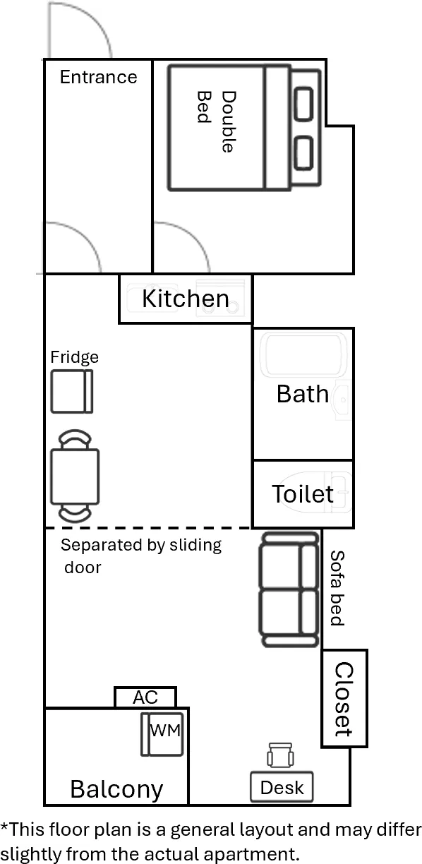 Uguisudani Nisshin Haitsu - Floor Plan - ["White", "Plumbing fixture", "Sink"]