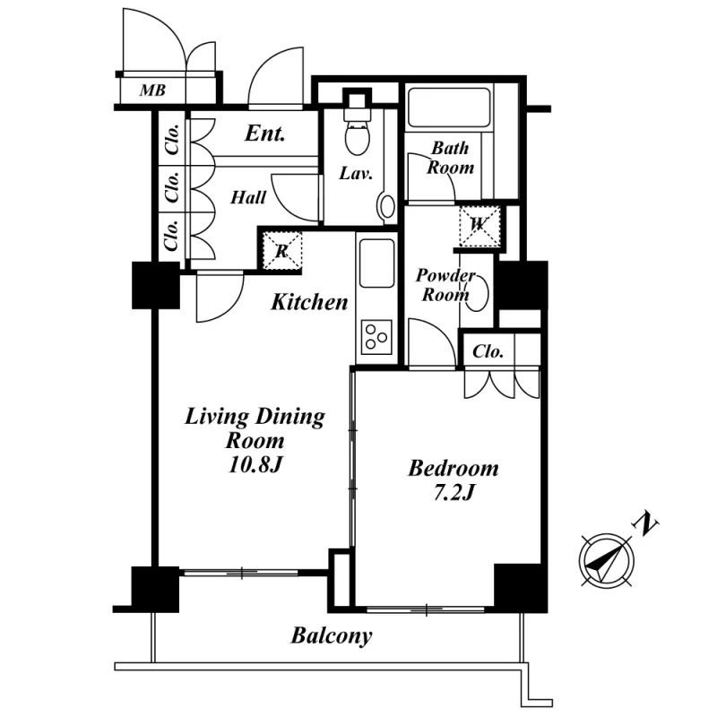 KDX Daikanyama Residence - Floor Plan - ["Product", "Rectangle", "Schematic"]