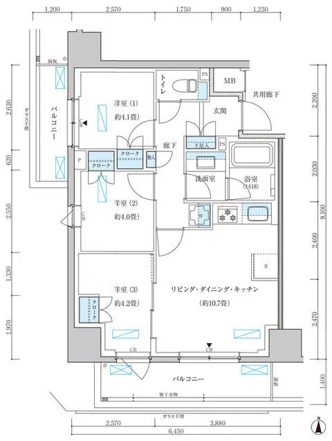 Park Axis Ikebukuro East - Floor Plan - ["White", "Plan", "Diagram"]