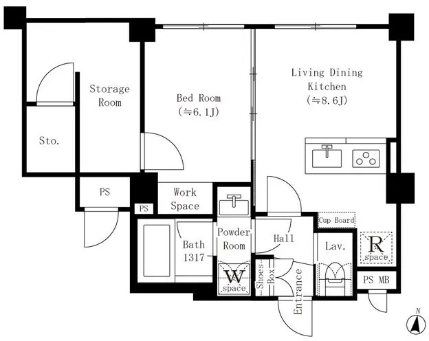 Reheights Chojamaru - Floor Plan - ["Plan", "Diagram", "Floor plan"]