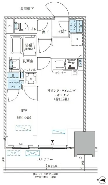 Park Axis Nishi-Ojima Comfort Square - Floor Plan - ["White", "Diagram", "Plan"]