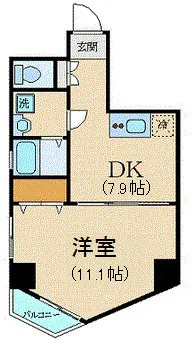 Arbale Tokyo NEST - Floor Plan - ["Apartment", "Urban design", "Balcony"]