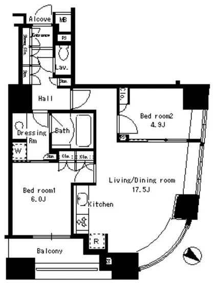 Park Axis Nihombashi Stage - Floor Plan - ["Diagram", "Number", "Plan"]
