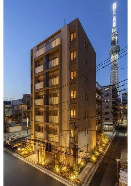 L ・ BASE Oshiage South - Exterior - ["High-rise building", "Apartment", "Facade"]