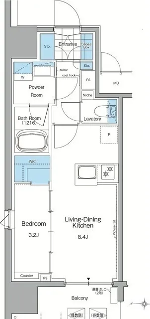 Lefon Progres Akabane Marks - Floor Plan - []