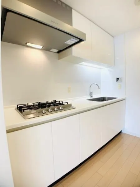 Brillia Ist Sangenjaya Blossom Terrace - Interior - ["Cabinetry", "Countertop", "Kitchen stove"]