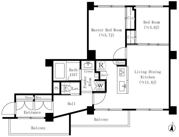 Reheights Chojamaru - Floor Plan - ["White", "Diagram", "Floor plan"]