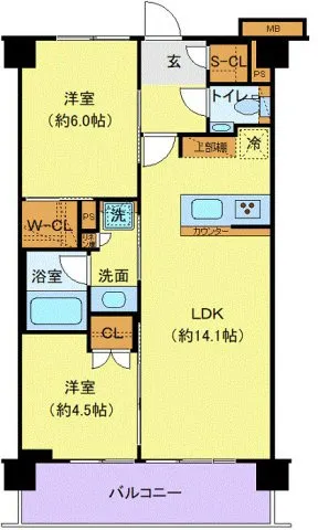 Genovia Akabane - Floor Plan - []