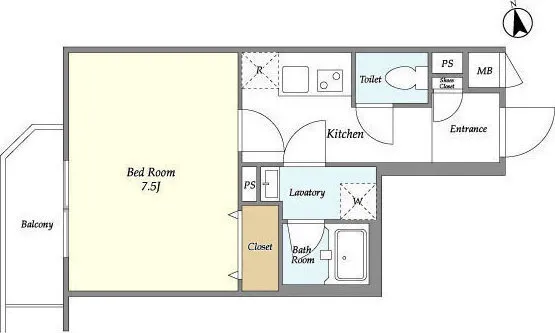 Globel The Cress Oshiage - Floor Plan - ["Rectangle", "Parallel", "Schematic"]