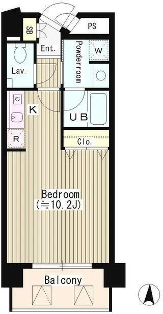 SUN Ebisu - Floor Plan - ["Floor", "Door", "Tile Flooring"]