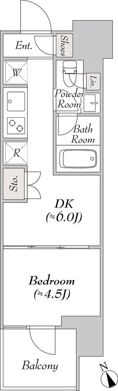 Wellis Urban Suitengumae - Floor Plan - []