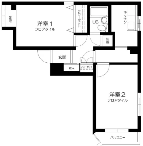 Pastel U - Floor Plan - ["Floor", "Wood flooring", "Tile Flooring"]