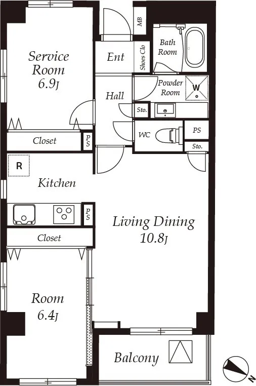 Castalia Meguro - Floor Plan - ["Rectangle", "Font", "Line"]