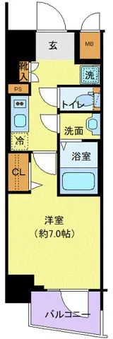 Presence Gene Asakusa East - Floor Plan - []