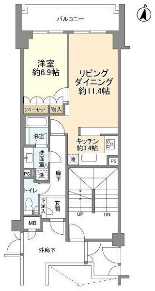 Diana Court Ikedayama - Floor Plan - ["Plan", "Diagram", "Floor plan"]