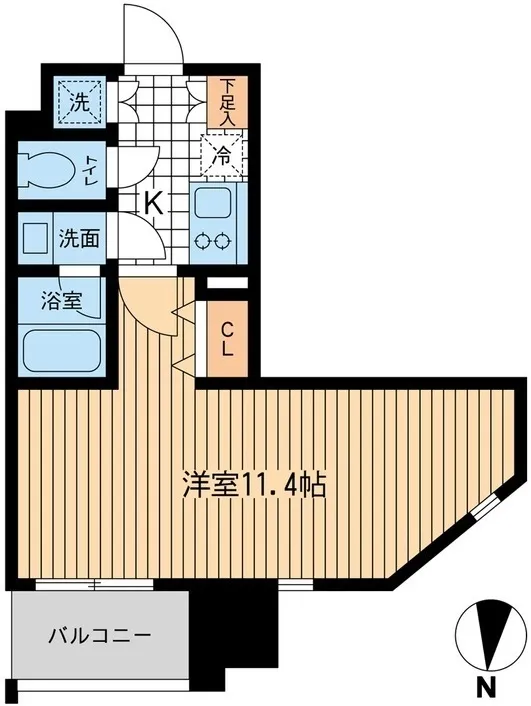 KDX Residence Oyama - Floor Plan - ["Apartment", "Wood flooring", "Hardwood"]