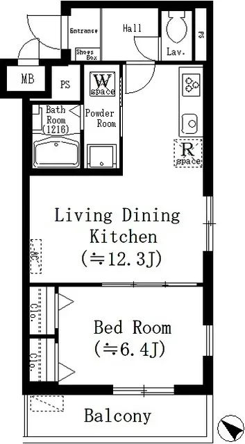 Luce Rikugien - Floor Plan - ["Line", "Font", "Rectangle"]