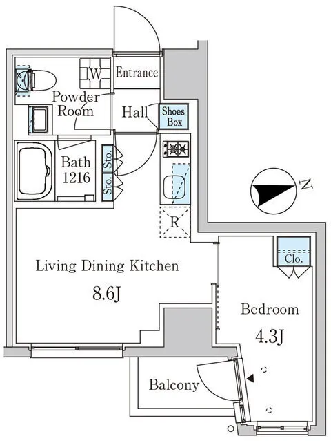 The Lions Forsia Sotokanda - Floor Plan - ["Plan", "Floor plan", "Diagram"]