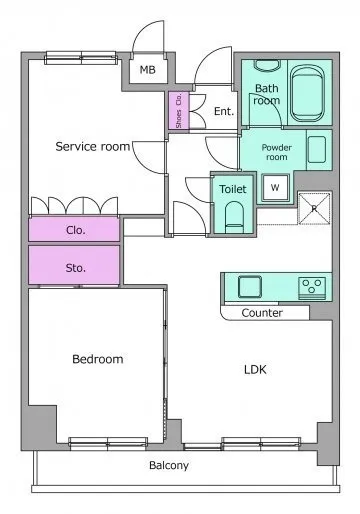 Residia Bunkyo Otowa - Floor Plan - ["Diagram", "Plan"]