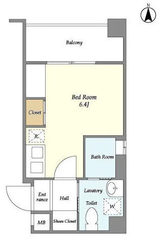 KDX Residence Nakanobu - Floor Plan - ["White", "Diagram", "Floor plan"]