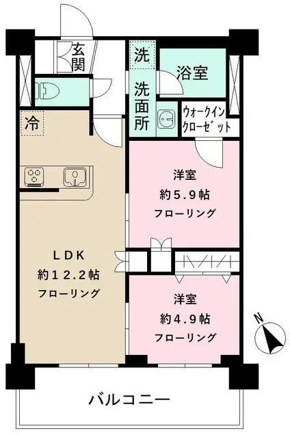 N-Stage Shimo Akabane - Floor Plan - ["Floor plan", "Plan", "Diagram"]