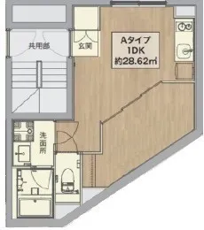 Miraize Nakano Eharacho Residence - Floor Plan - ["Floor", "Apartment", "Wood flooring"]