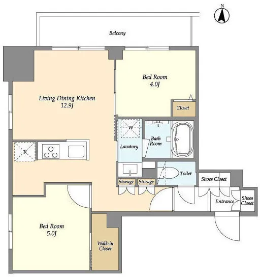 Duet Ryogoku 4 - Floor Plan - ["Floor plan", "Diagram", "Plan"]