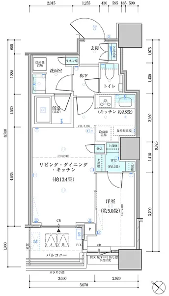 Park Tower Kachidoki South Building - Floor Plan - ["White", "Diagram", "Plan"]