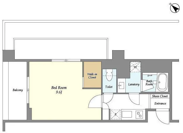 HF Meguro Gyoninzaka Residence - Floor Plan - ["Wood flooring", "Floor plan"]