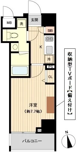 Orchid Residence Ueno - Floor Plan - ["Tile Flooring"]