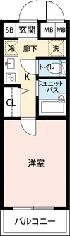 Mynavi STAY Higashioi - Floor Plan - ["Apartment"]