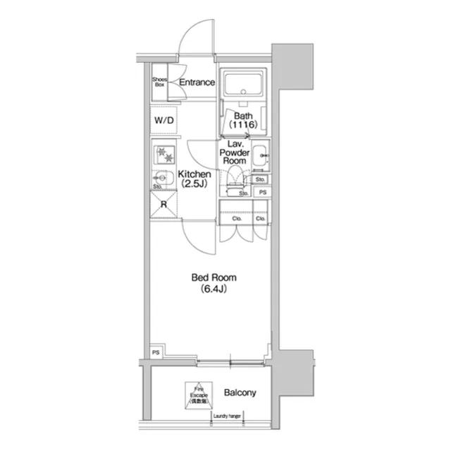 Comforia Shinagawa East - Floor Plan - ["Text", "White", "Line"]