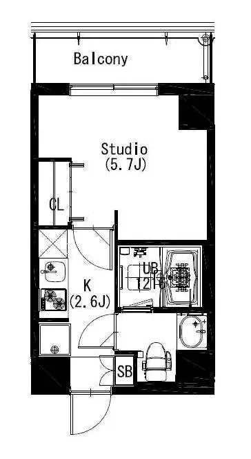 Esty Maison Togoshi - Floor Plan - ["Font", "Rectangle", "Parallel"]