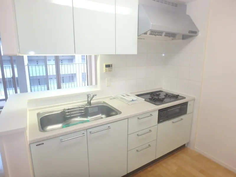 Esty Maison Toyosu Residence - Interior - ["Kitchen", "Kitchen Sink", "Kitchen Appliance"]