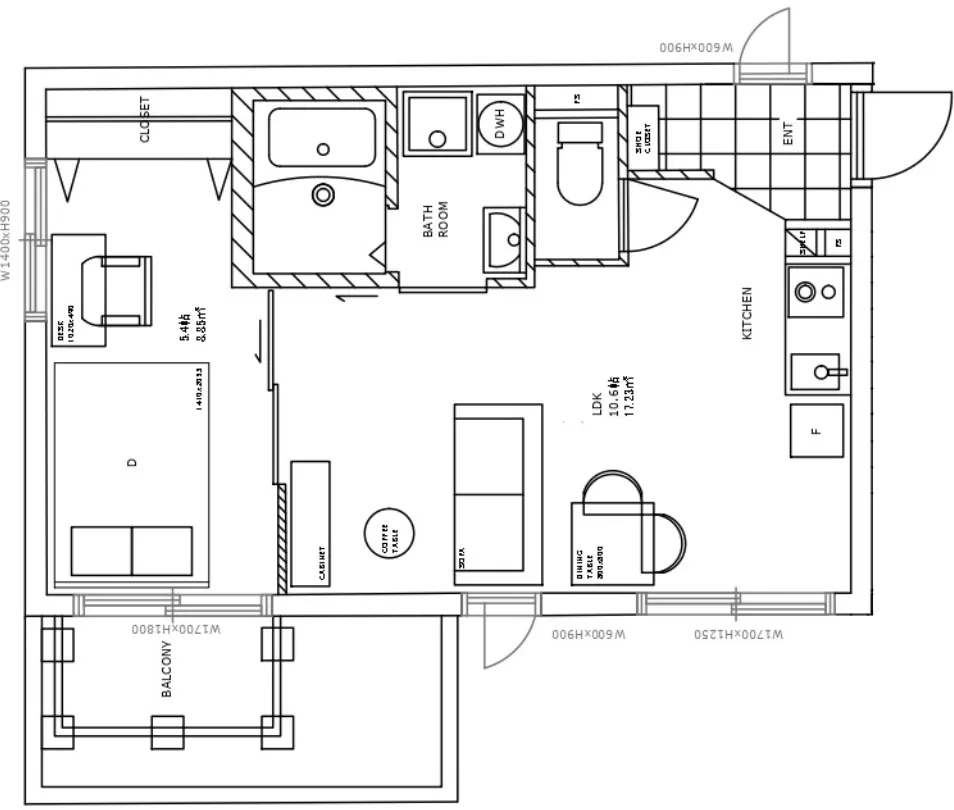Hmlet Higashi Nakano - Floor Plan - []