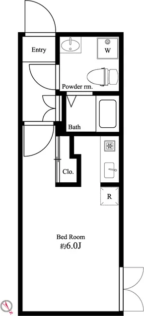 Blanche Bunkyo HakusanⅡ - Floor Plan - ["White"]