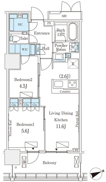Royal Parks Shinagawa - Floor Plan - ["White", "Diagram", "Plan"]