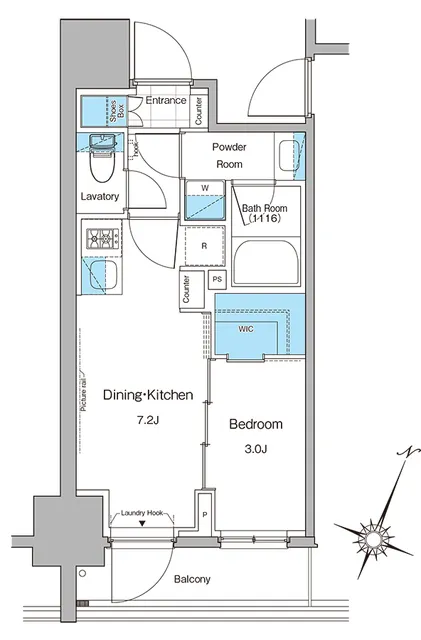 Lefon Prog-Rock Chiyoda Ochanomizu - Floor Plan - ["Rectangle", "Slope", "Schematic"]