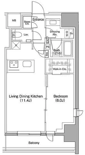 The Park Habio Meidaimae - Floor Plan - ["White", "Diagram", "Plan"]