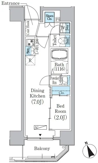 Asakusa Kuramae Residence - Floor Plan - []