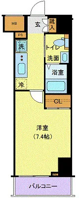 Genovia Meguro Minami Green Vale - Floor Plan - []