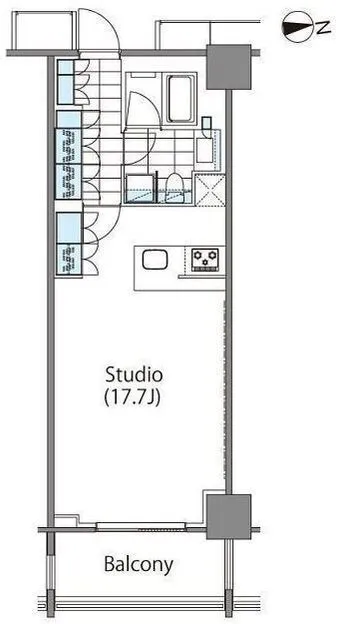 Comforia Shinjuku East Side Tower - Floor Plan - ["Diagram"]