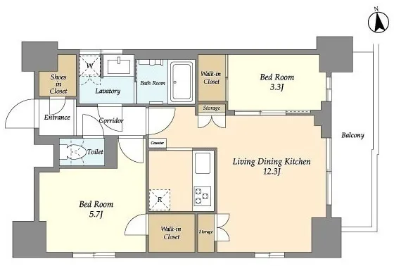 Livio Maison Asakusa Kaminarimon - Floor Plan - ["Floor plan", "Plan", "Diagram"]