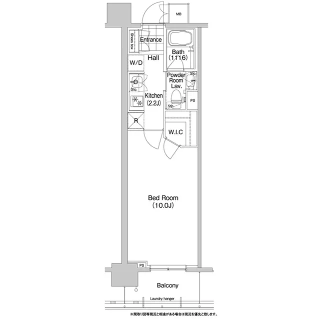 Comforia Akihabara East - Floor Plan - ["Rectangle", "Parallel", "Font"]