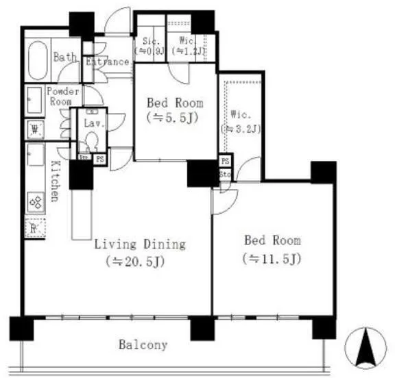River Point Tower - Floor Plan - ["Diagram", "Floor plan"]
